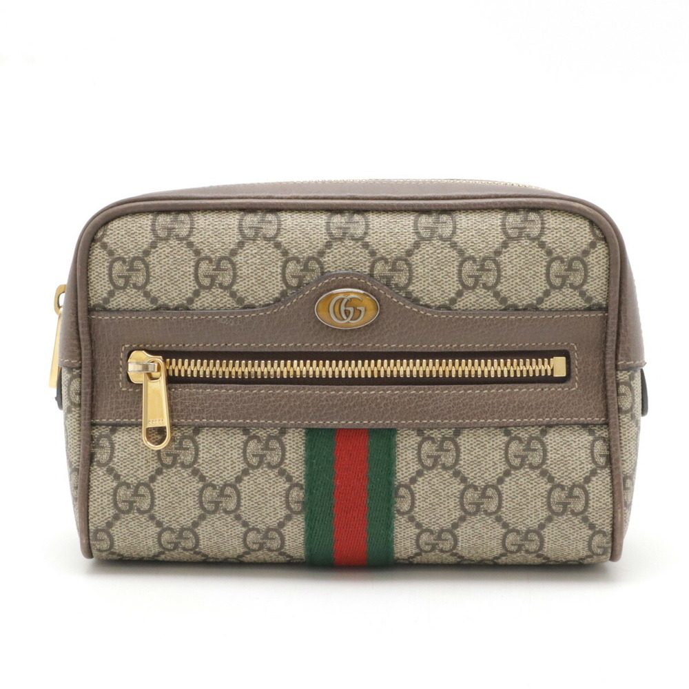 Gucci Ophidia GG Supreme Belt Bag Body Waist Sherry Beige Brown - Picture 1 of 10